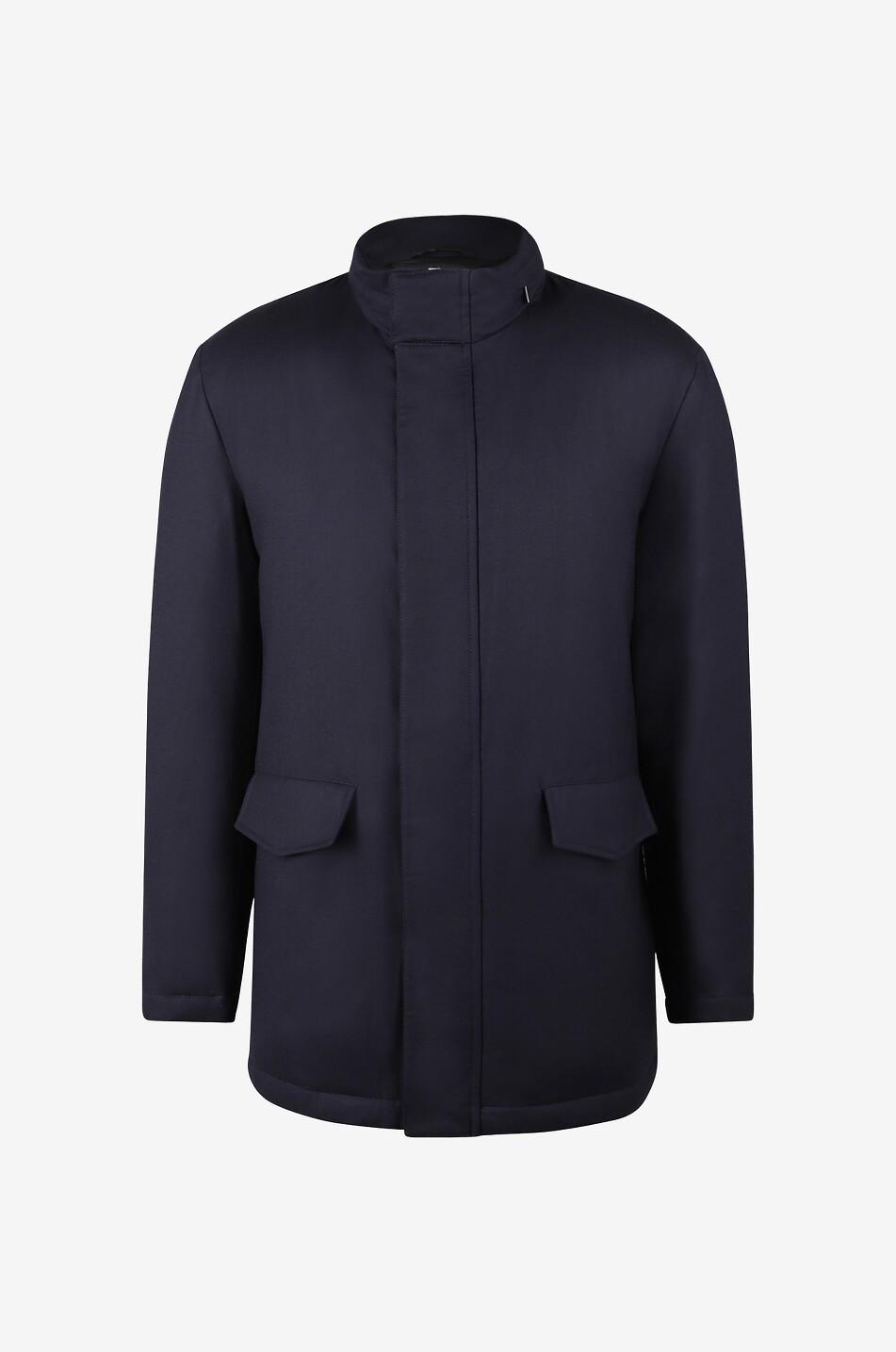 Down padded wool parka