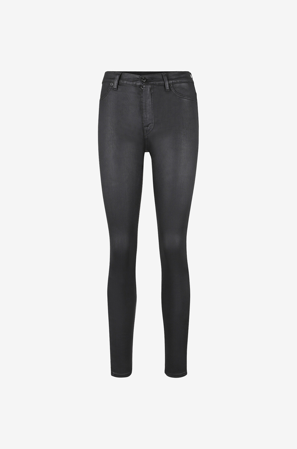 Slim-Fit-Jeans aus Bauwolle High-Waist Skinny