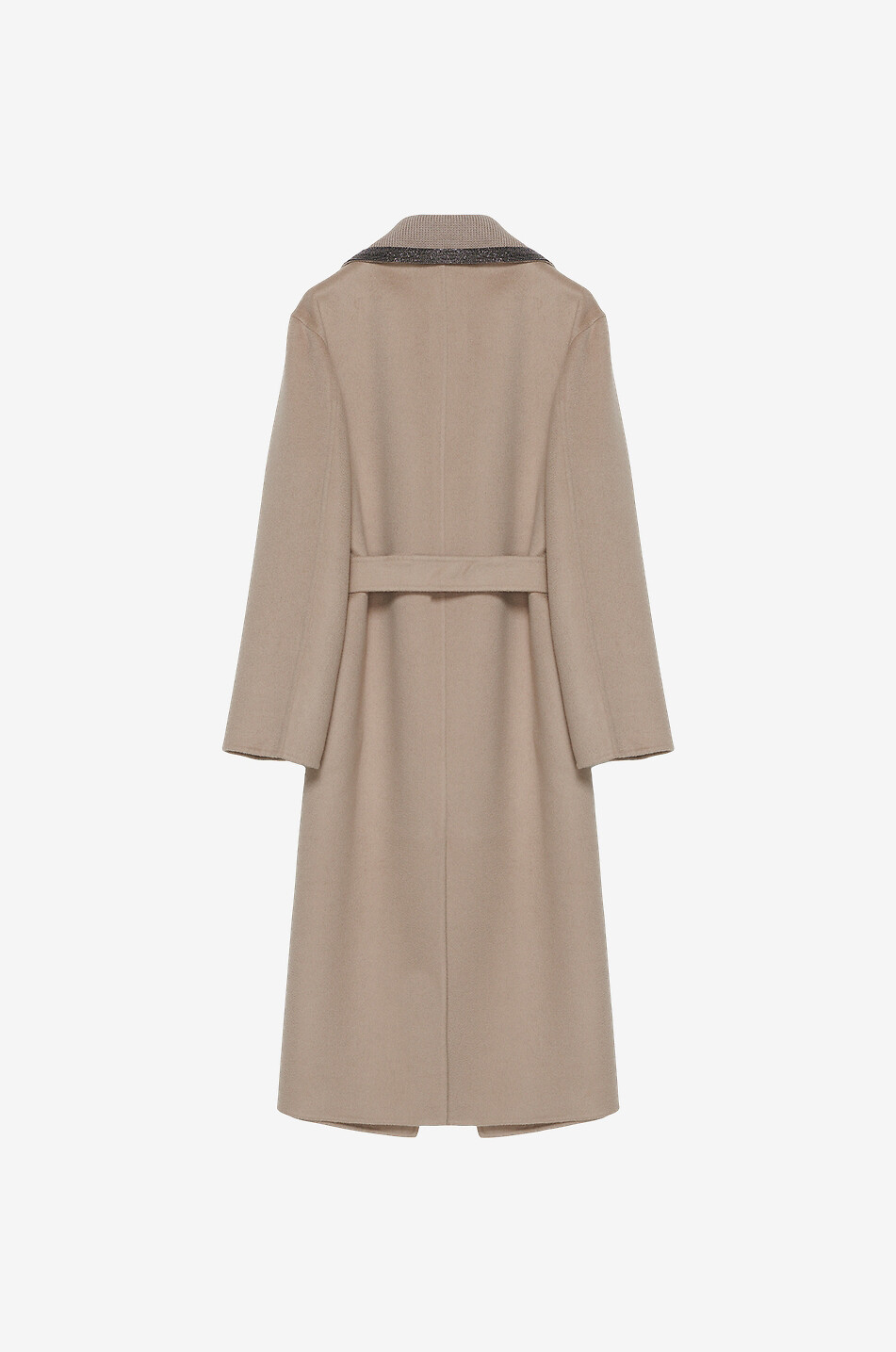 FABIANA FILIPPI Manteau esprit trench en laine et cachemire Femme CAMEL 2