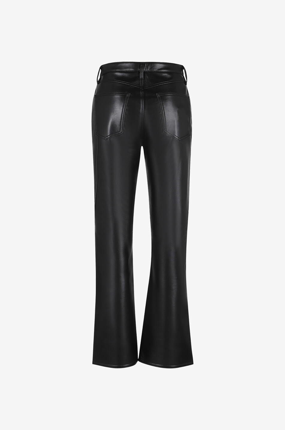 Bootcut-Jeans aus recyceltem Leder Relaxed Boot Detox