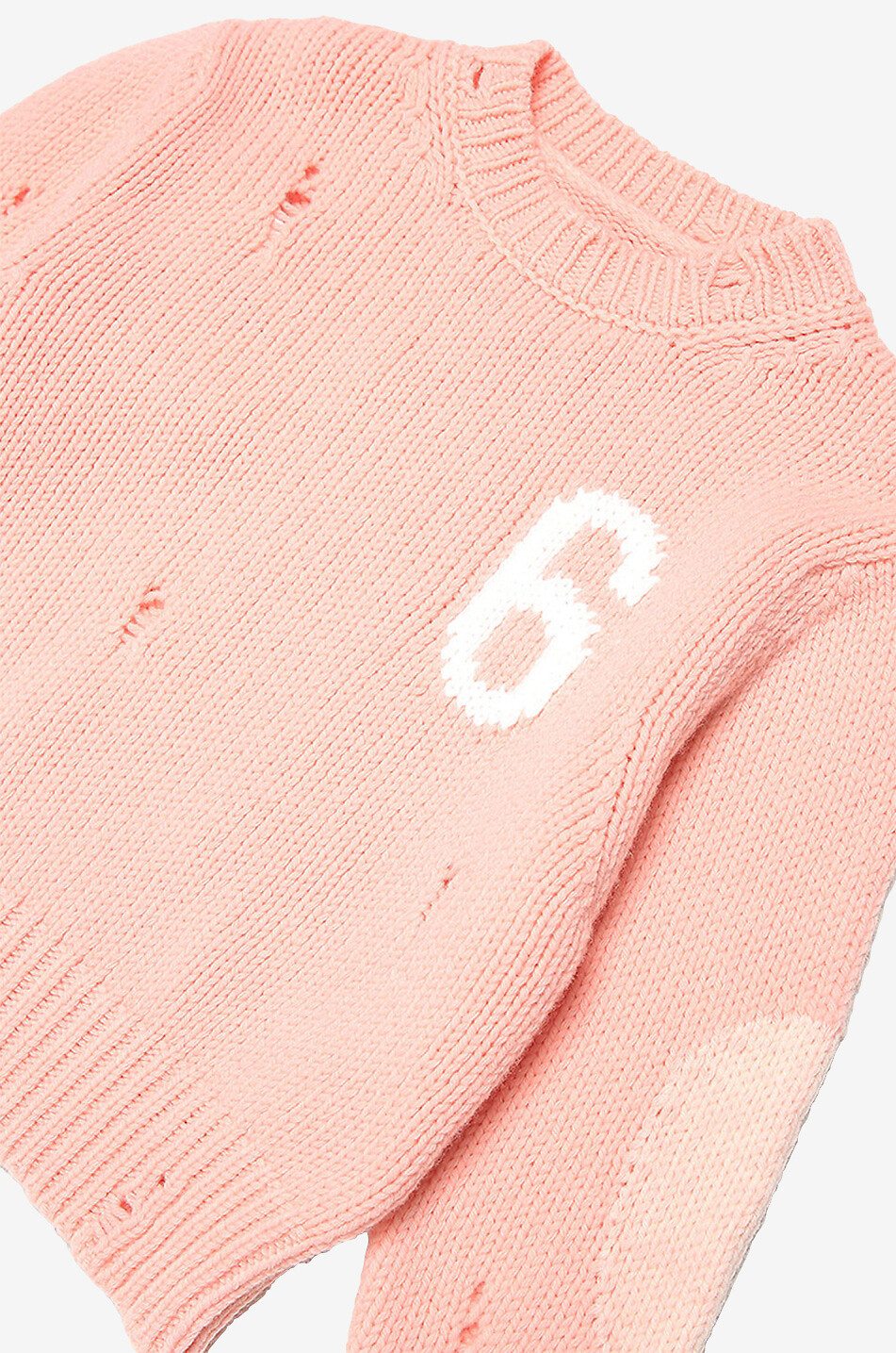 MM6 Mädchen-Pullover aus Wolle 6 Mädchen ROSA 3