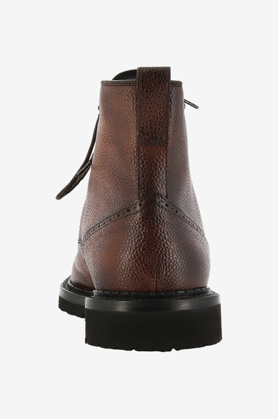 BARRETT Bottines à lacets rembourrées en cuir grainé Homme MARRON CLAIR 4