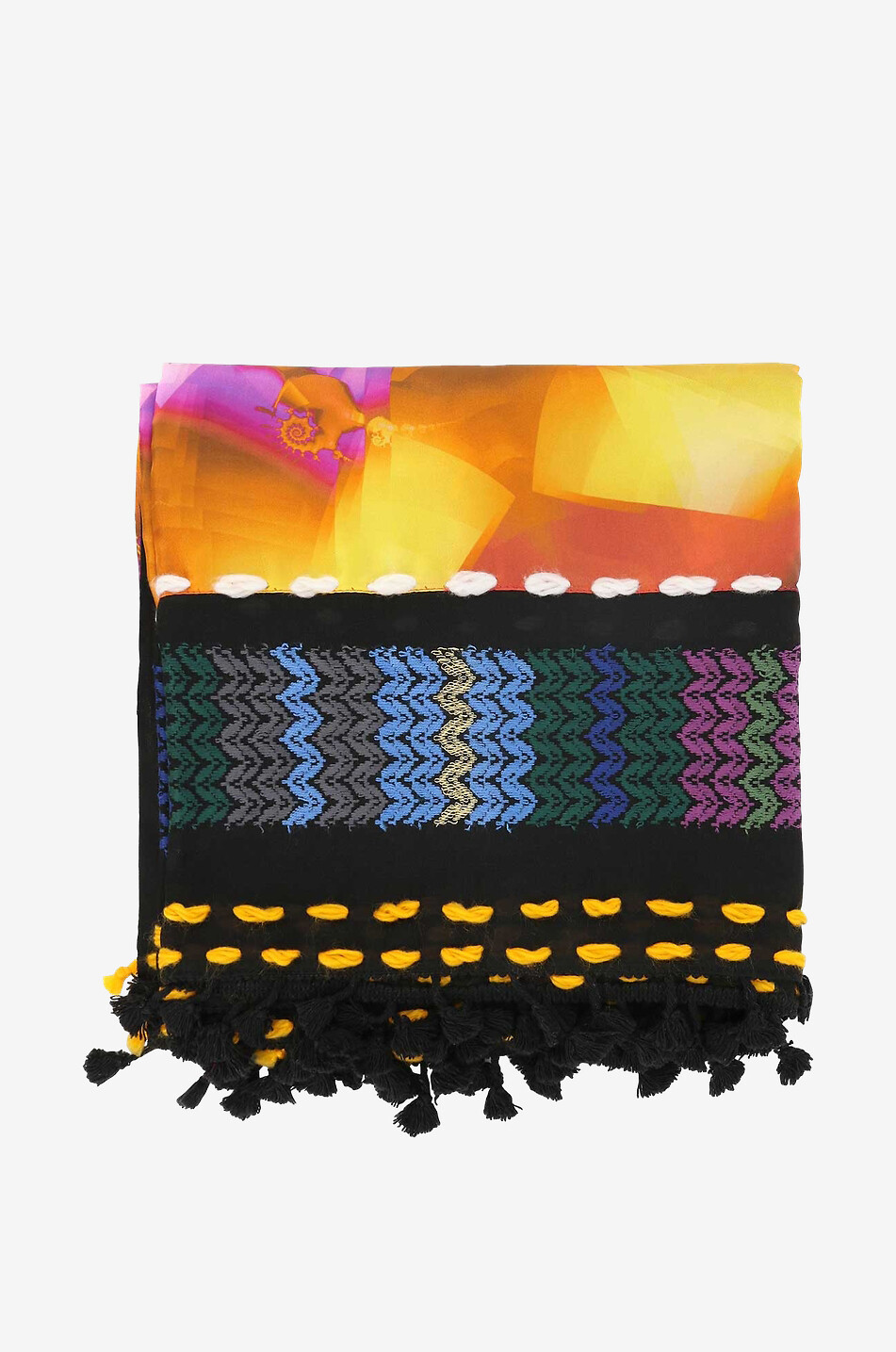 Étole en coton et soie