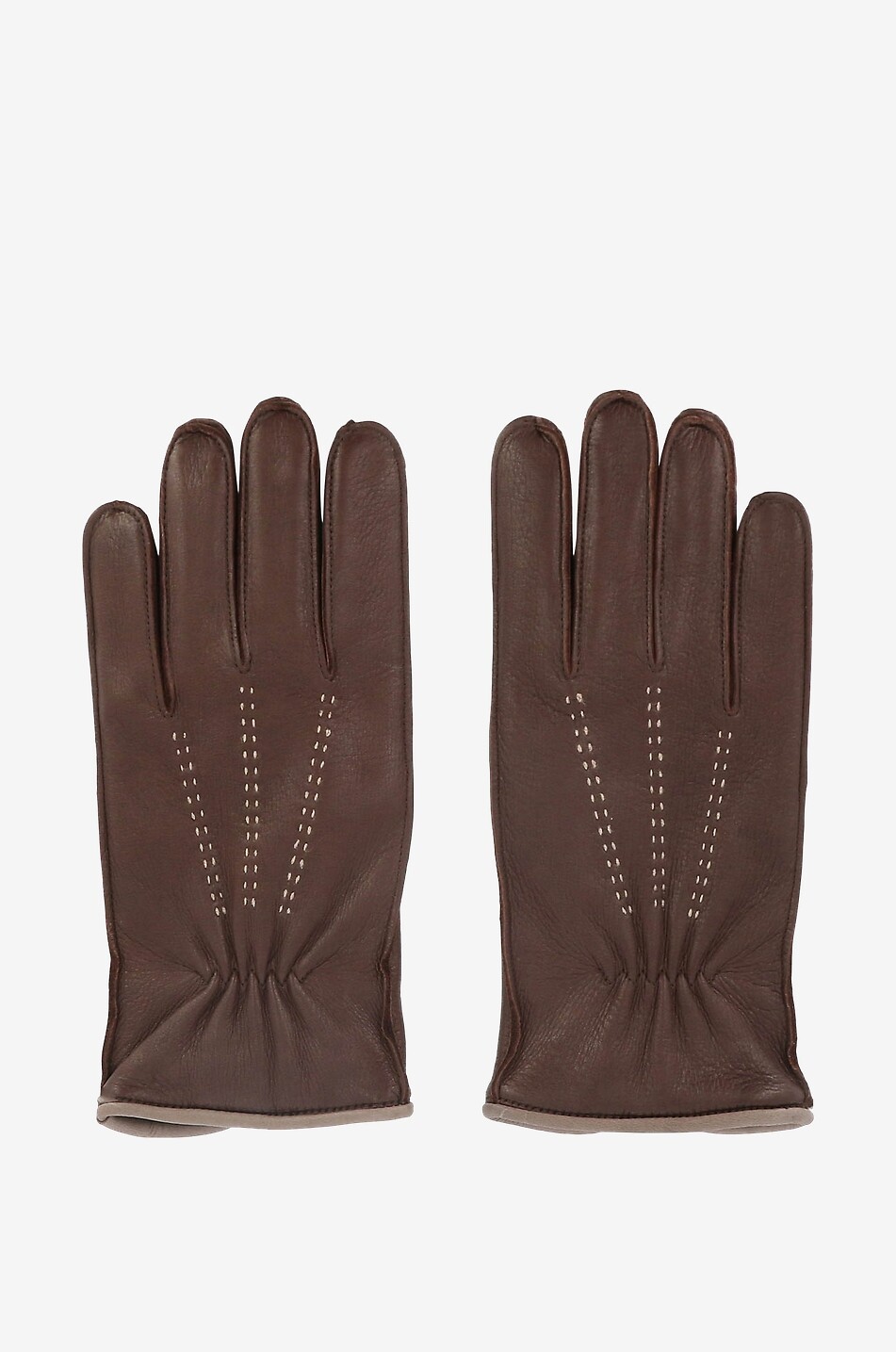 Handschuhe aus Hirschleder und Kaschmir