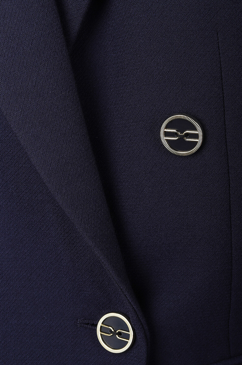 DOROTHEE SCHUMACHER Blazer en laine à boutonnage double Striking Coolness Femme BLEU FONCE 3