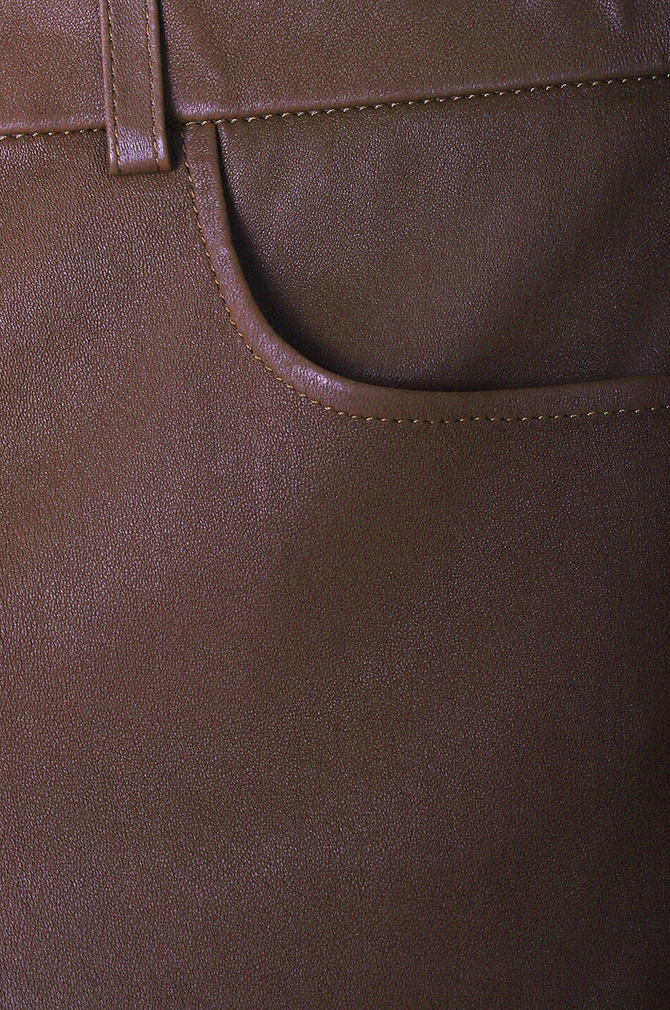 Pantalon skinny en cuir Levisstro Nappa
