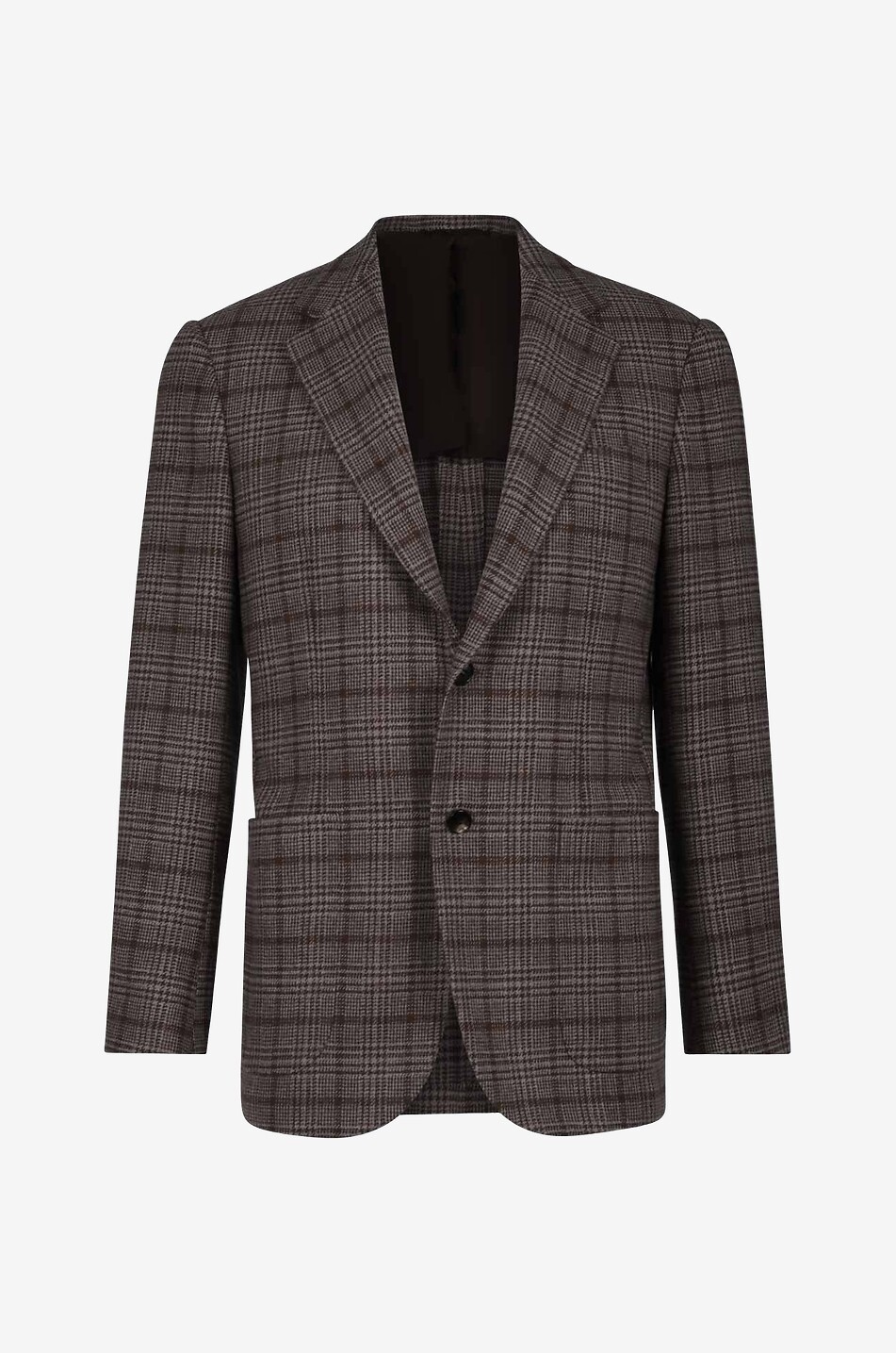 Karierter Blazer aus Wolle und Kaschmir Meda