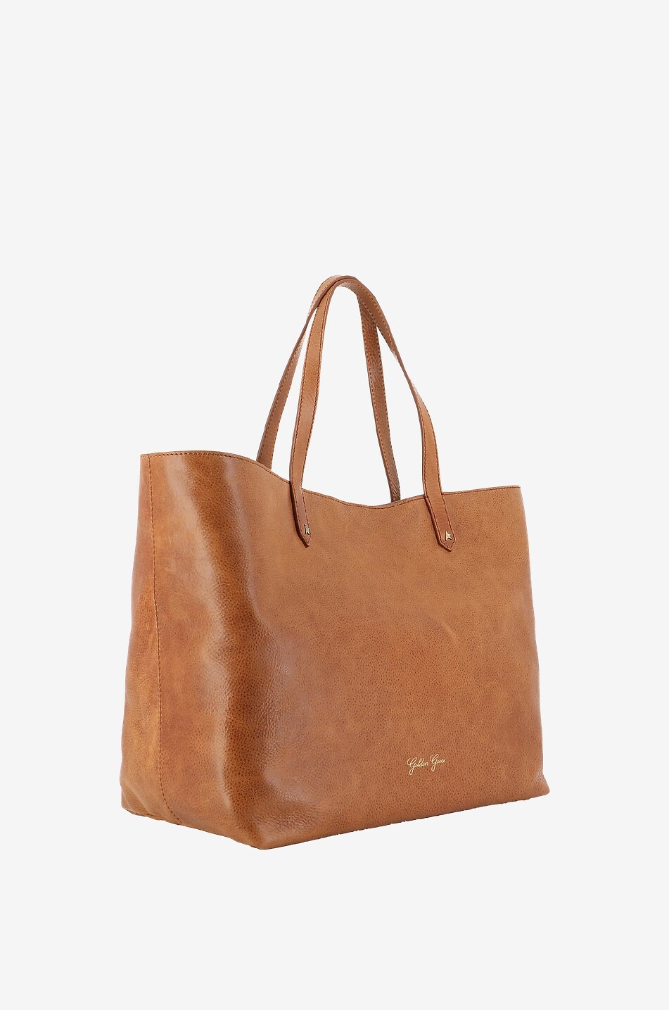 GOLDEN GOOSE Pasadena cow leather tote bag Women BROWN 2