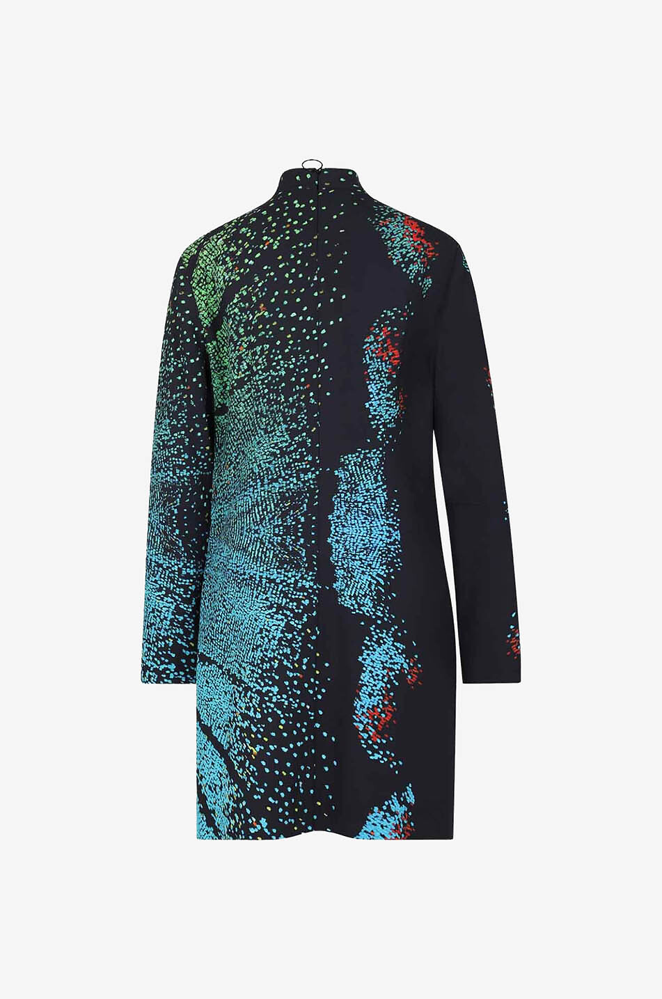 AKRIS PUNTO Polka dot viscose dress Women MULTI COLOURED 2