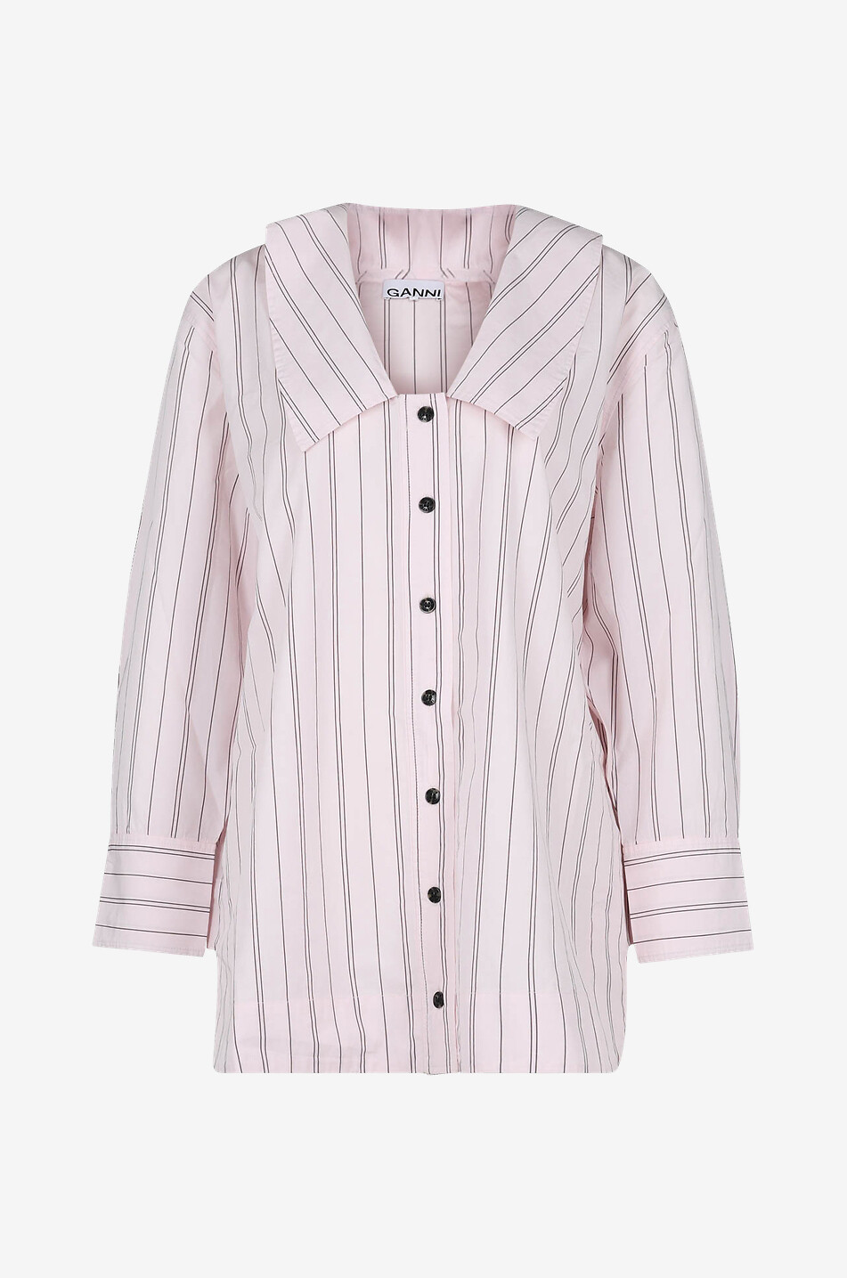 Chemise oversize rayée en coton bio