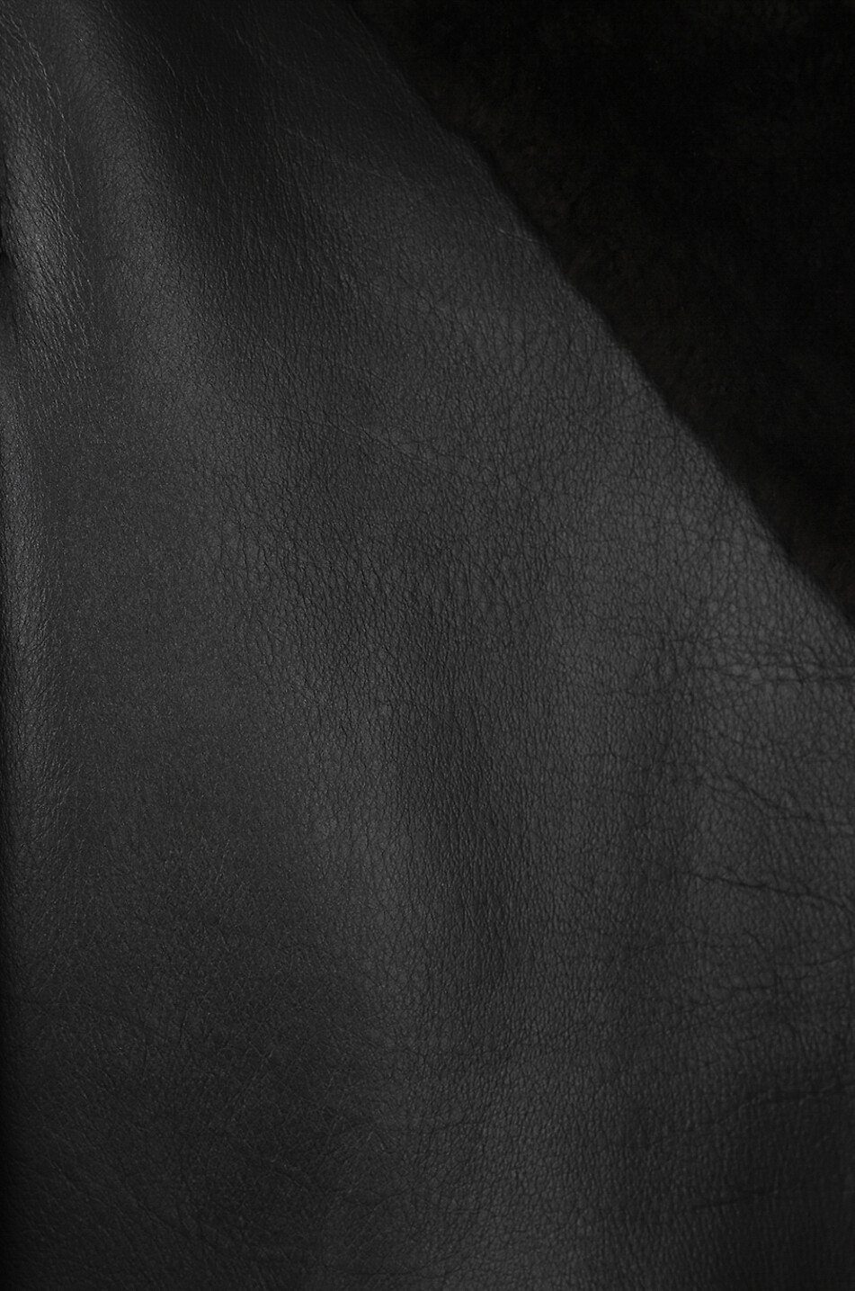 RUFFO Kurzmantel aus Shearling und Leder Roger Herren DUNKELBRAUN 3