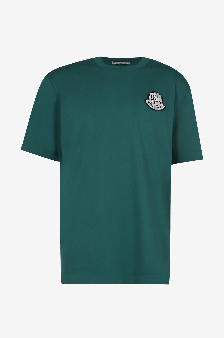 Moncler green t shirt on sale