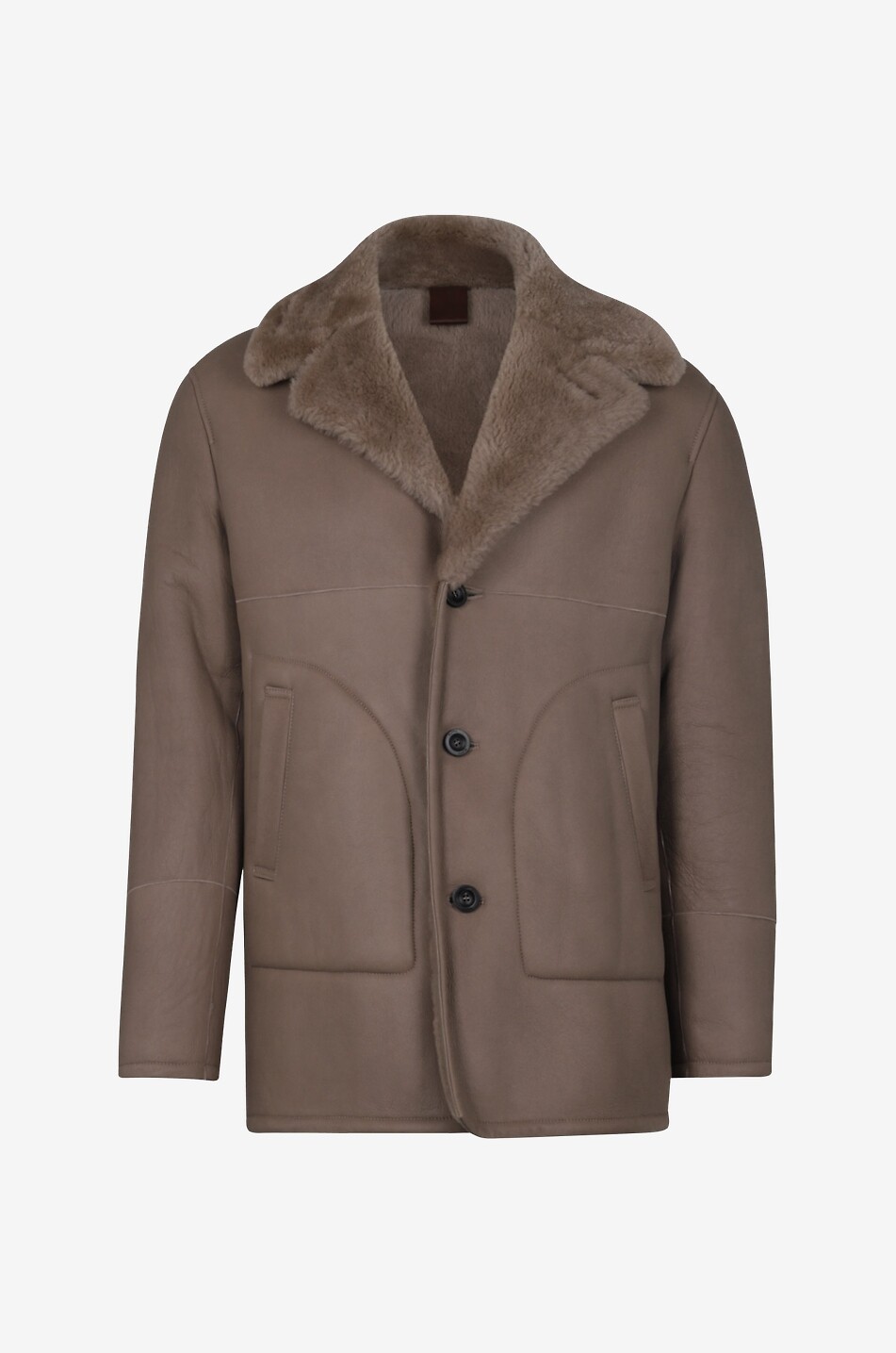RUFFO Jacke aus Merino-Shearling Steve Herren BRAUN 1