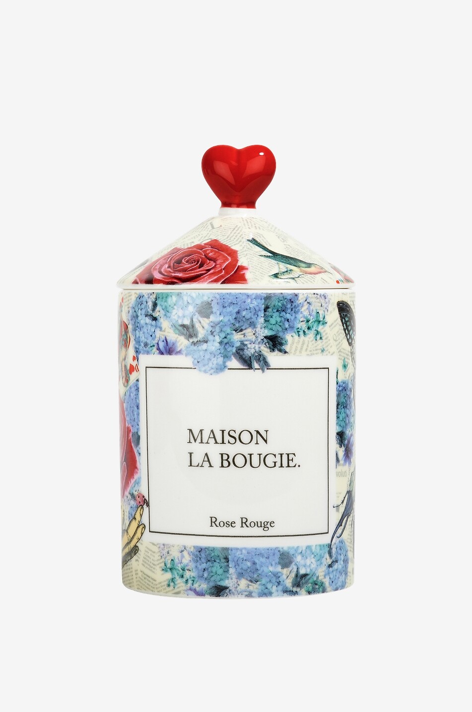Bougie parfumée en céramique Paris Roma Rose Rouge - 350 g