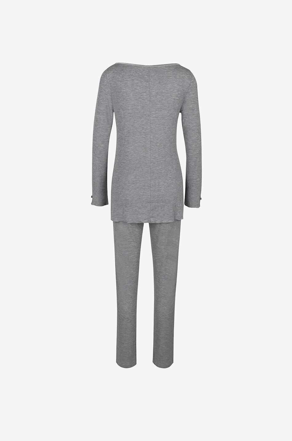 PALADINI Zucchero rib jersey pyjama set Women LIGHT GREY 2