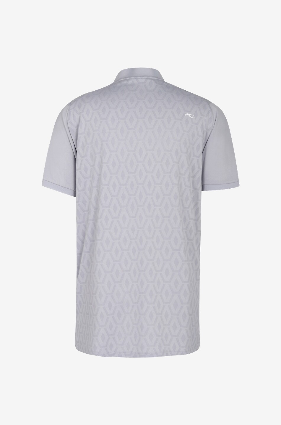 KJUS T-Shirt mit geknöpftem Rundhals Lance Herren HELLGRAU 2