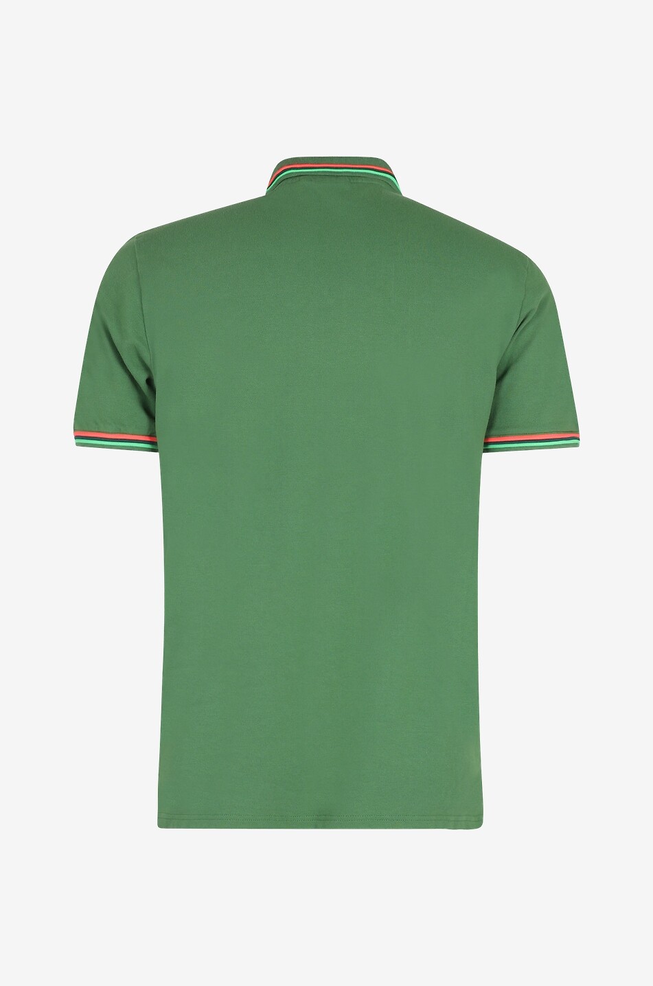 SUNDEK Polohemd mit Streifen-Details Brice Herren MITTELGRÜN 2
