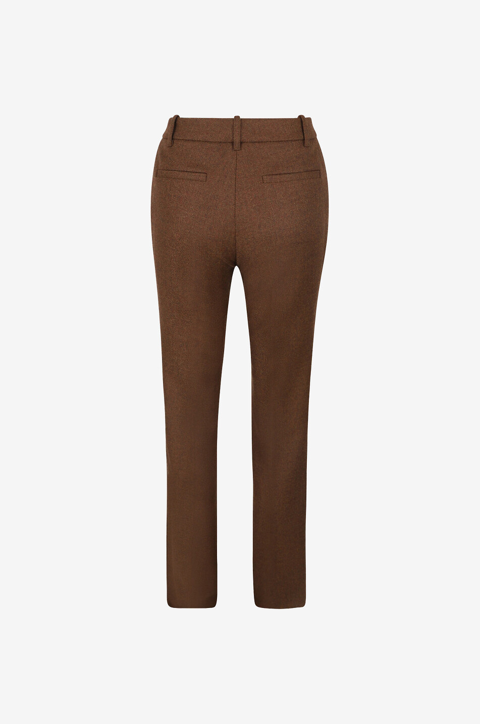 BARBARA BUI Ausgestellte Hose aus Shetland-Wolle Damen DUNKELBRAUN 2