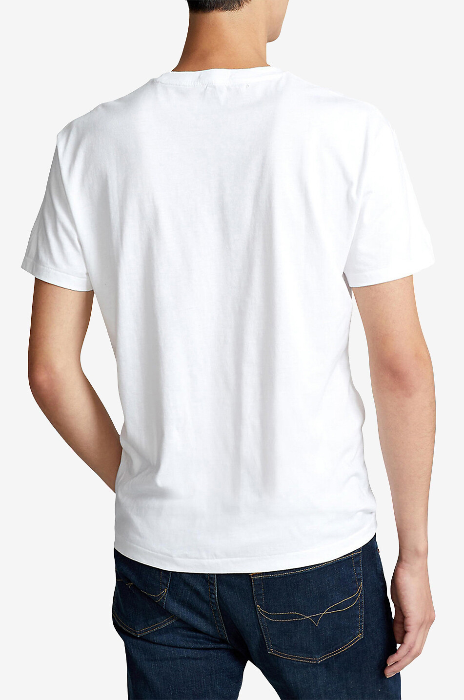 POLO RALPH LAUREN Kurzarm-T-Shirt aus Jersey Classic Fit Herren WEISS 3