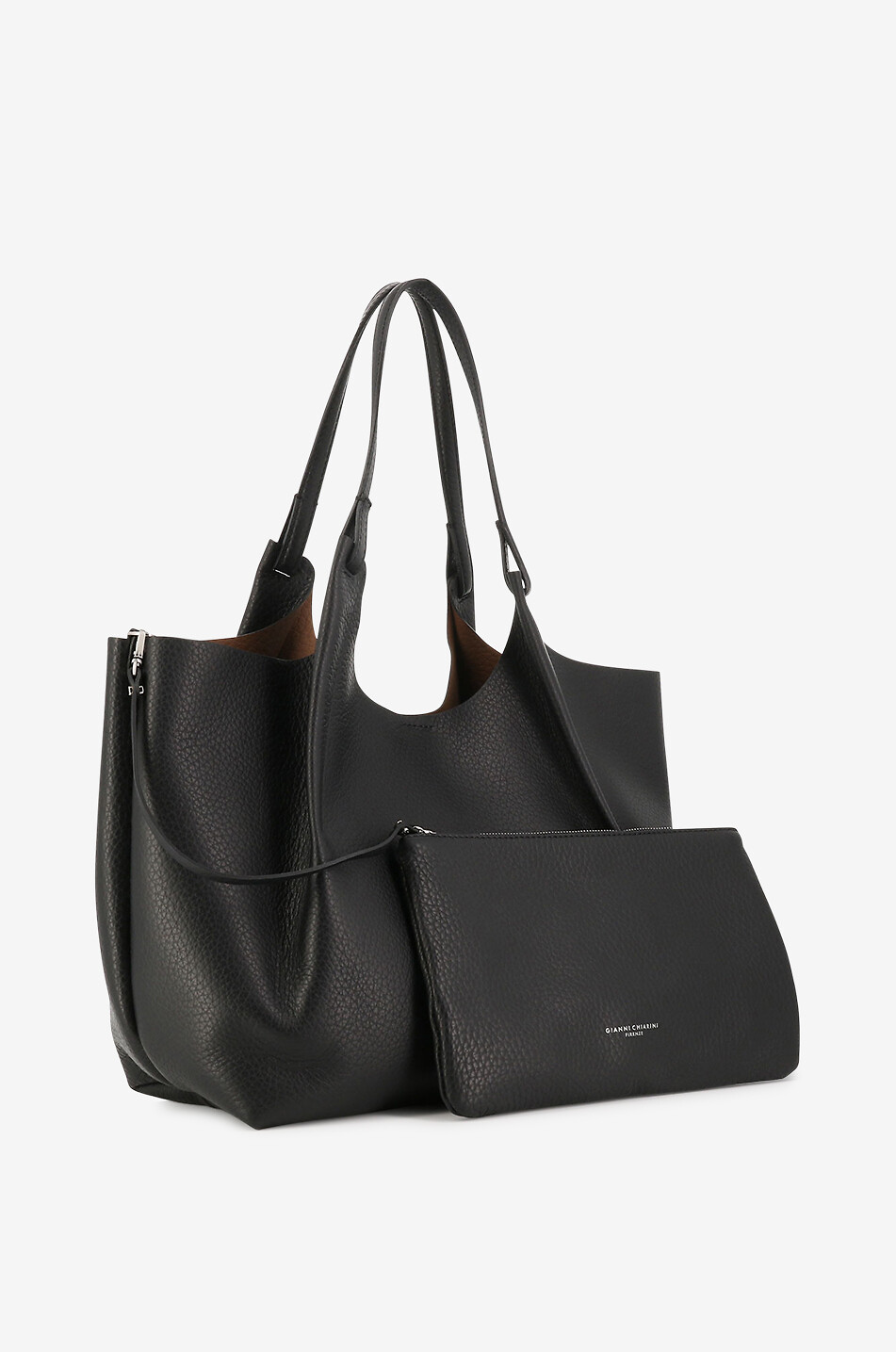 Sac à main en cuir grainé Dua