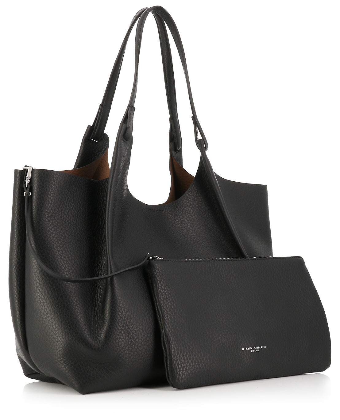 Handtasche aus genarbtem Leder Dua