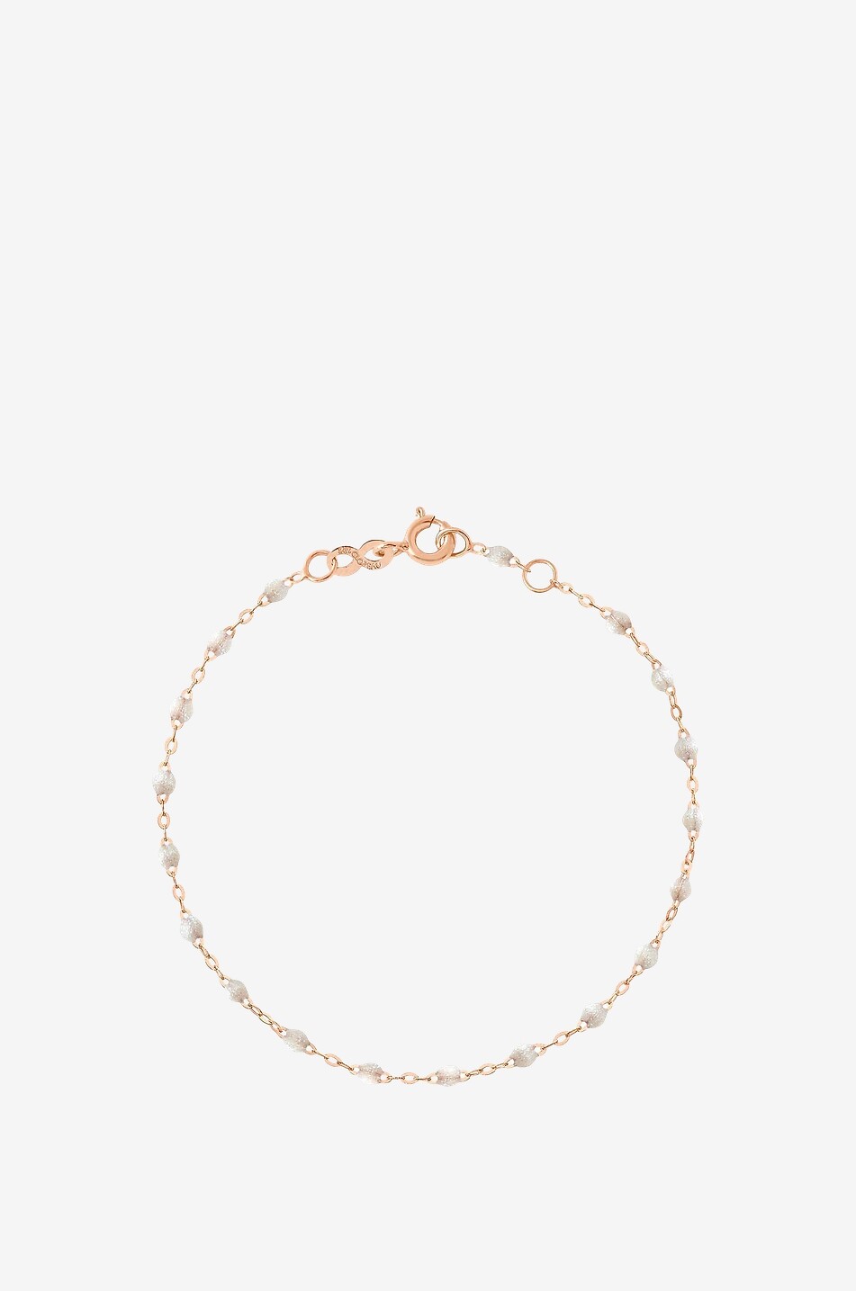 GIGI CLOZEAU Armband aus Roségold und Harz Classique Gigi Damen WEISS 1