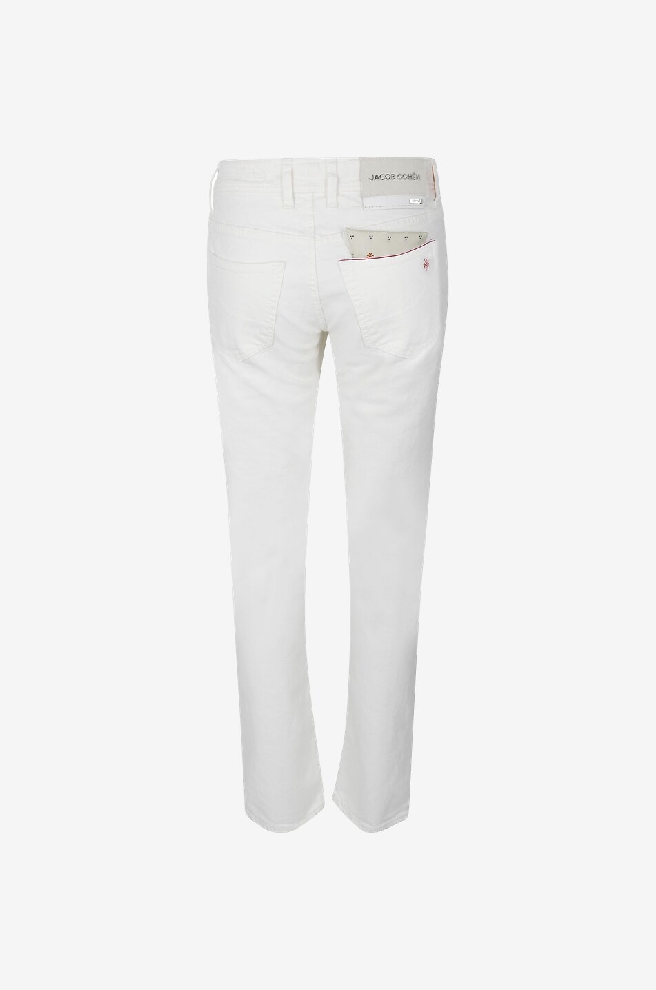 JACOB COHEN Nick cotton slim fit jeans Men EGGSHELL 2