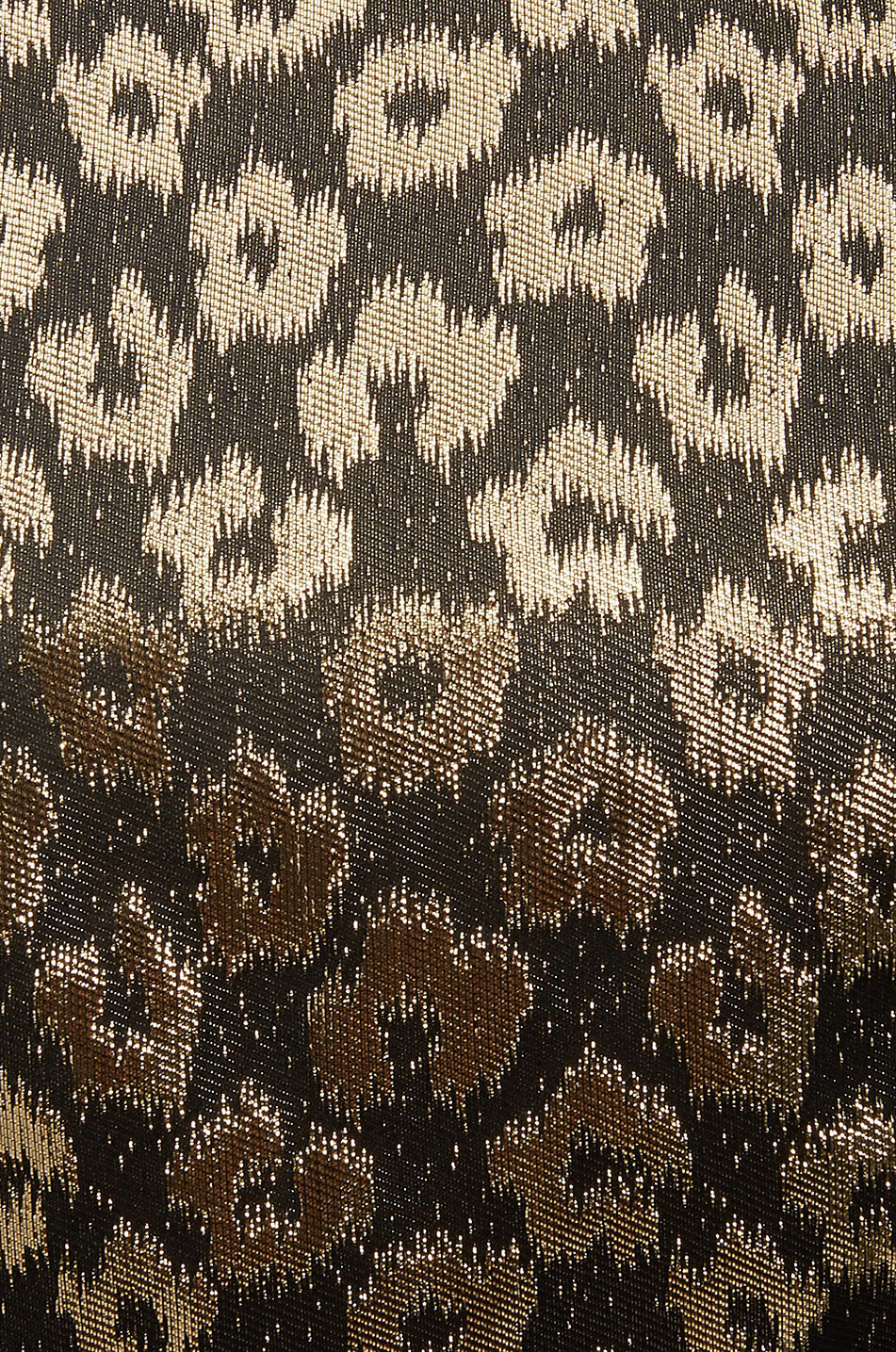 Federbesetztes Minikleid Twiggy Leopard Chiné Jacquard