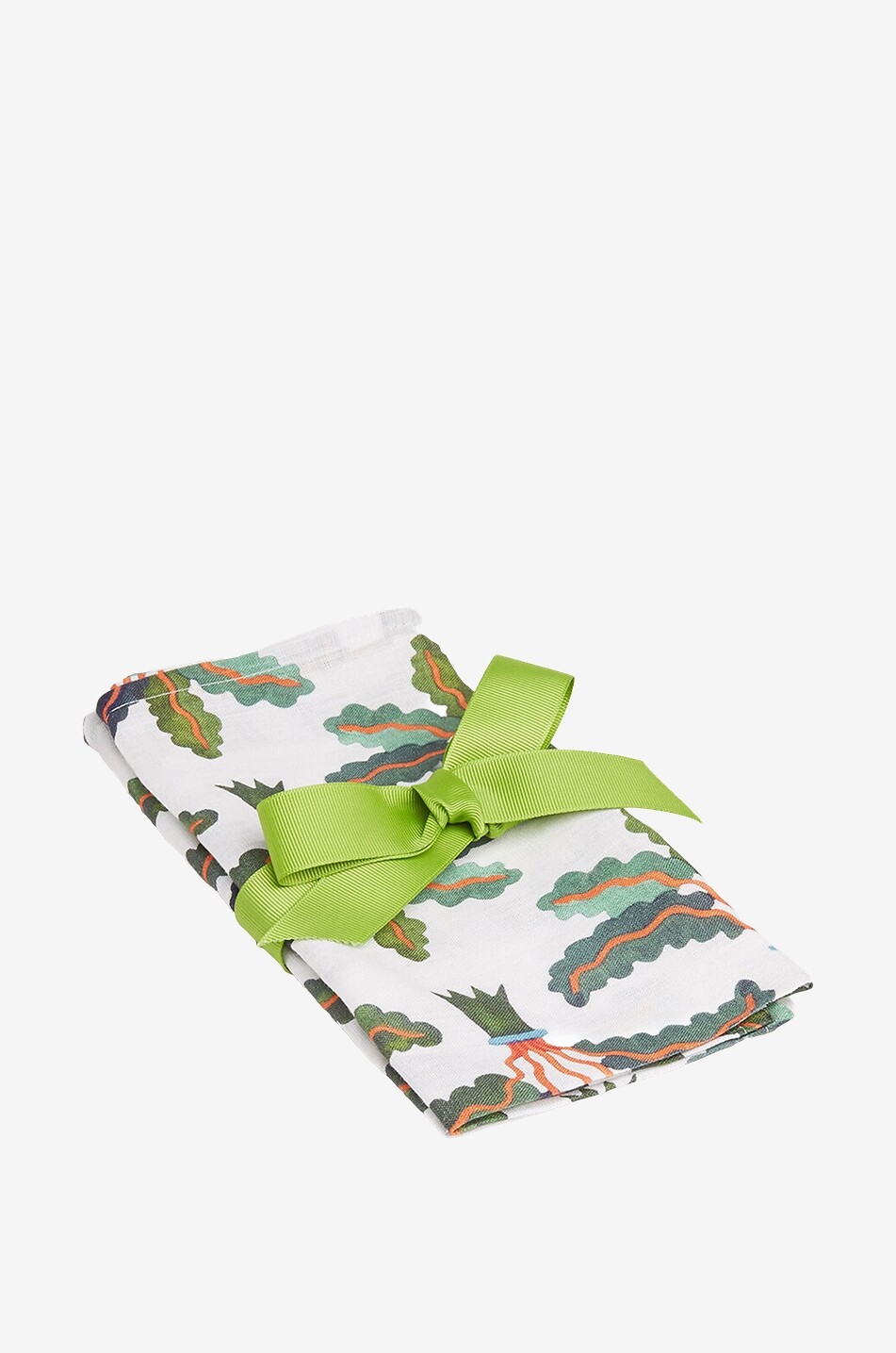 LA DOUBLEJ Set de deux serviettes en lin Dinner Palms Maison MULTICOLORE 1