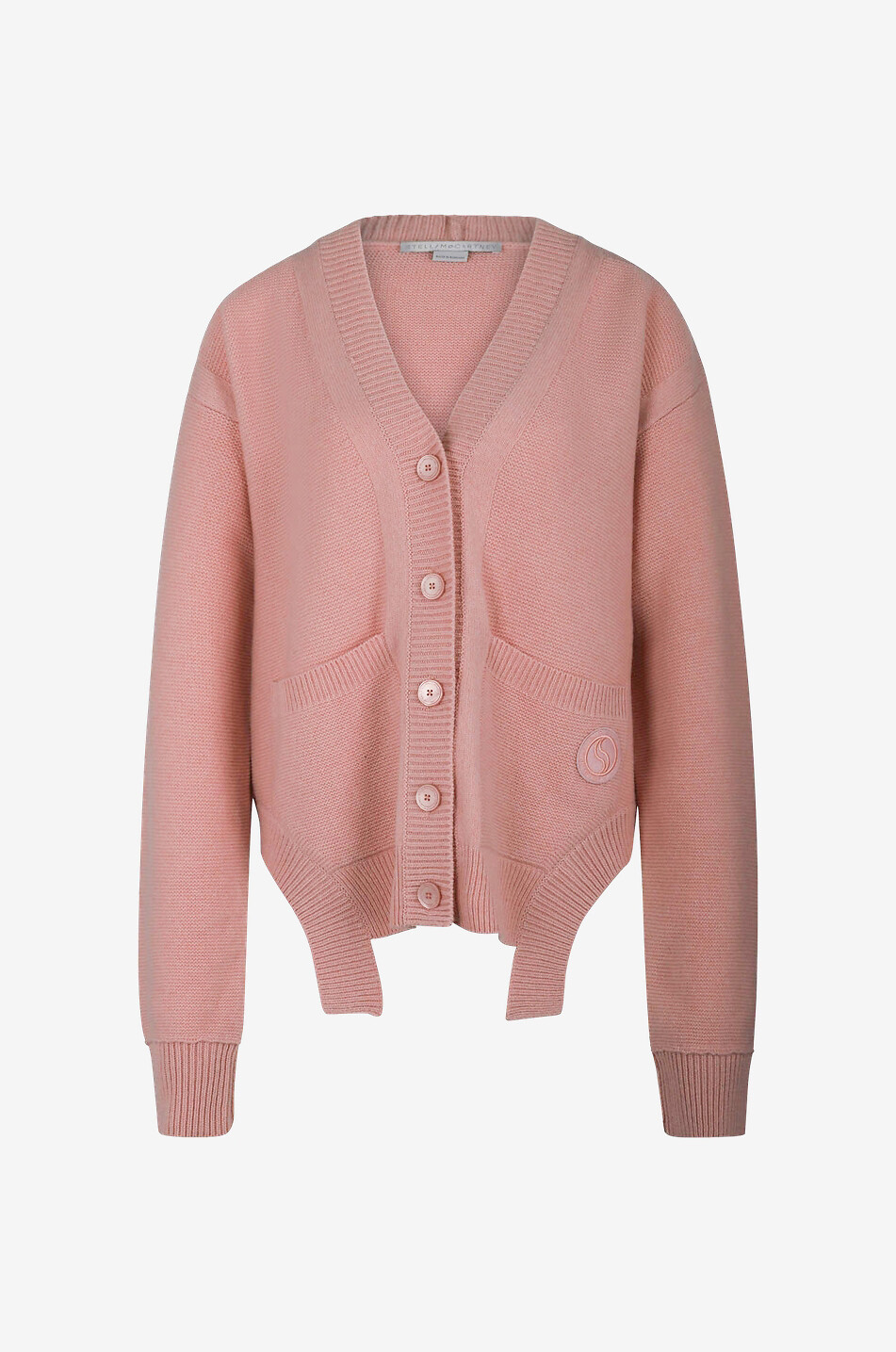 Cardigan aus regeneriertem Kaschmir S-Wave