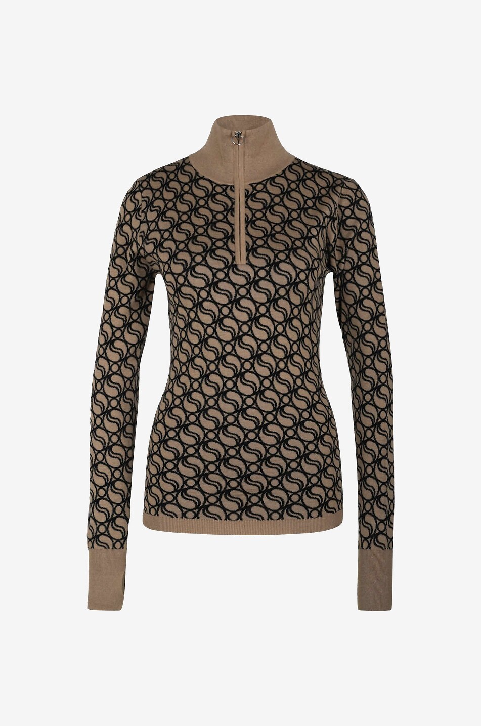 STELLA McCARTNEY Schlauchpullover mit Stehkragen und Reissverschluss S-Wave Damen BUNT 1