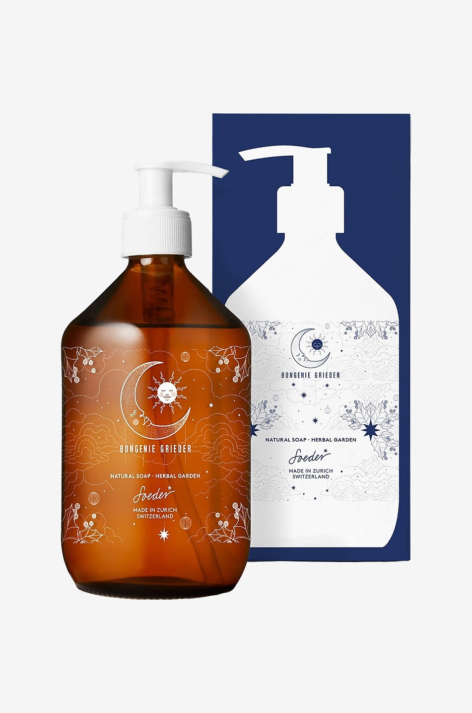 SOEDER X BONGENIE Natürliche Flüssigseife Herbal Garden - 500 ml Unisex Farblos 2
