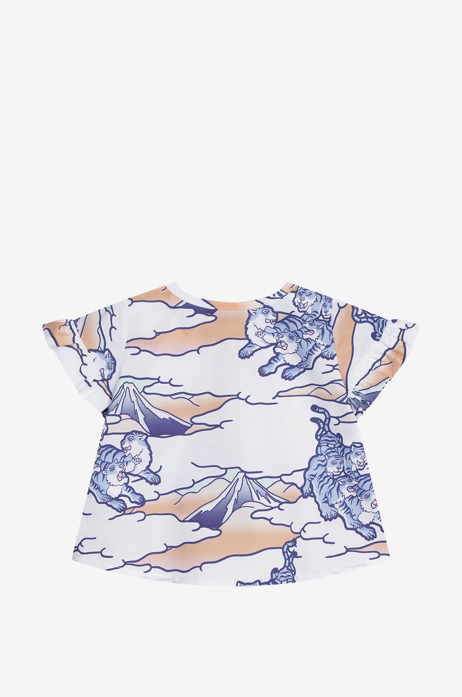 KENZO Blouse bébé à motifs Tiger Mountains Bébé BLANC 2