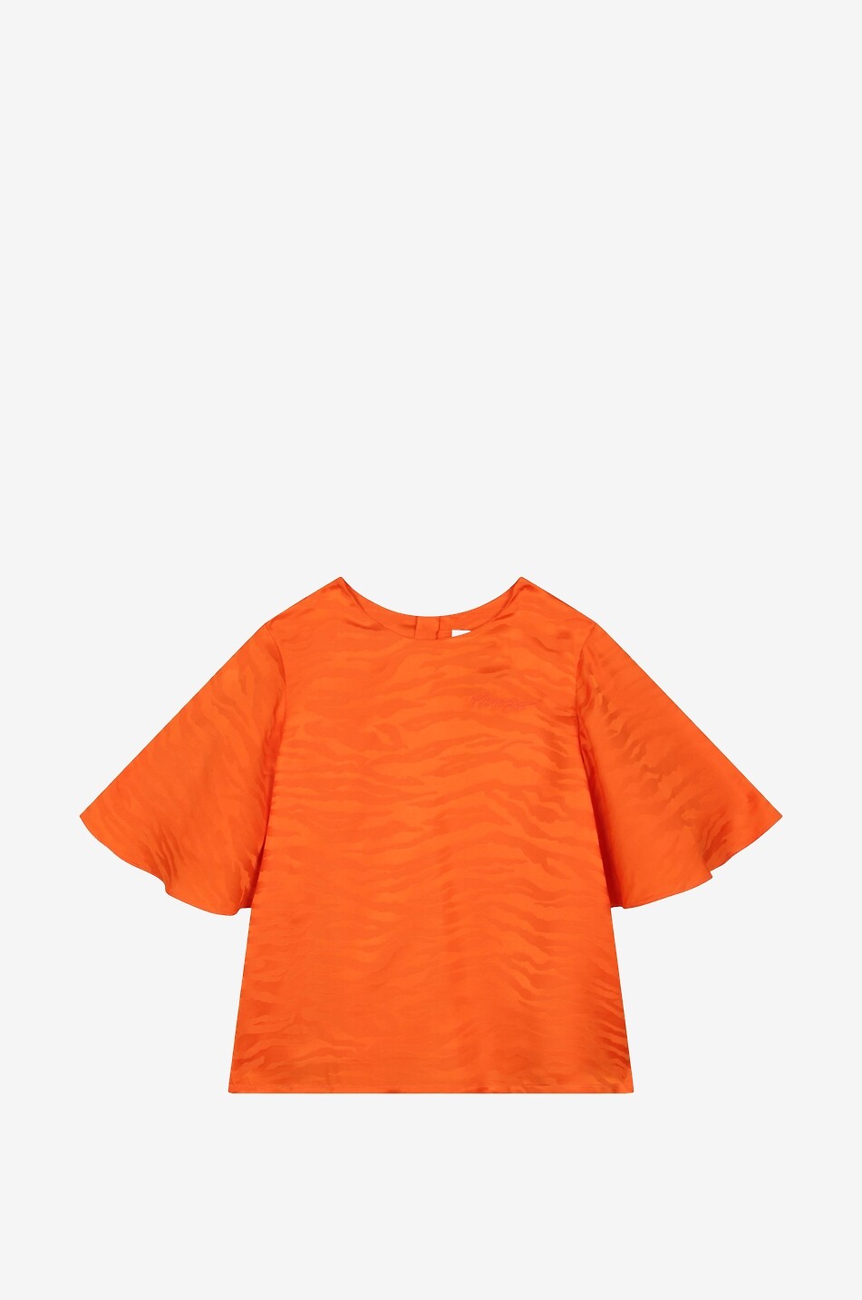 KENZO Mädchen-Bluse aus Tiger-Jacquard Mädchen ORANGE 1