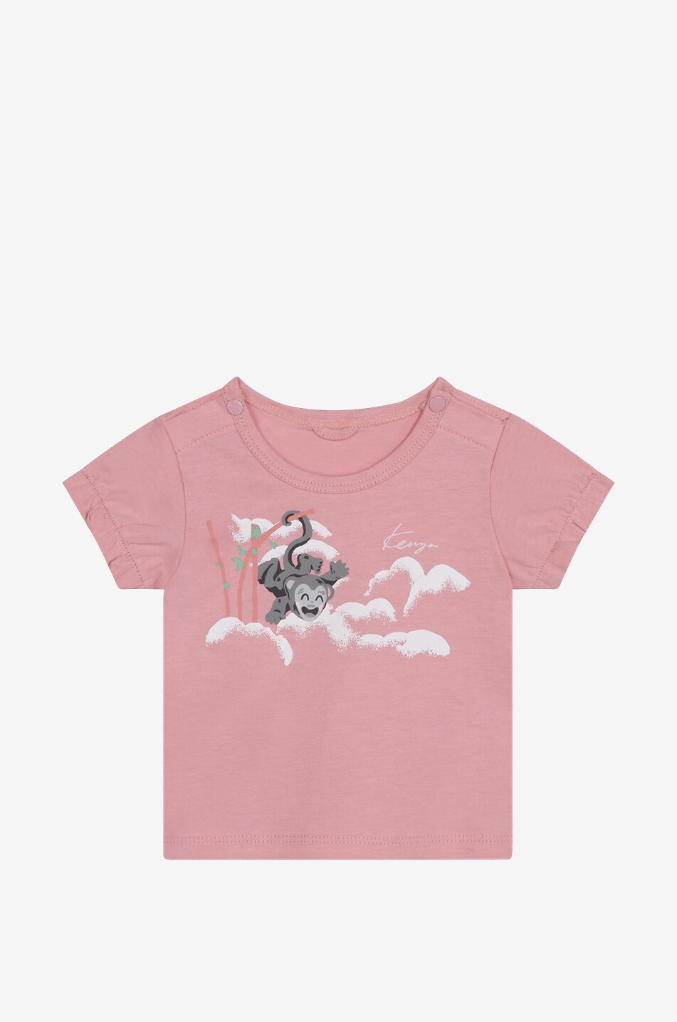 KENZO Baby-Set mit T-Shirt und Hose Jungle Baby DUNKELROSA 3