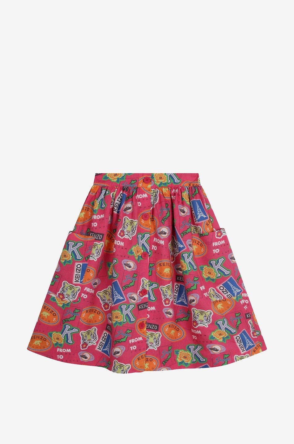 Ausgestellter Mädchenrock Tiger Travel