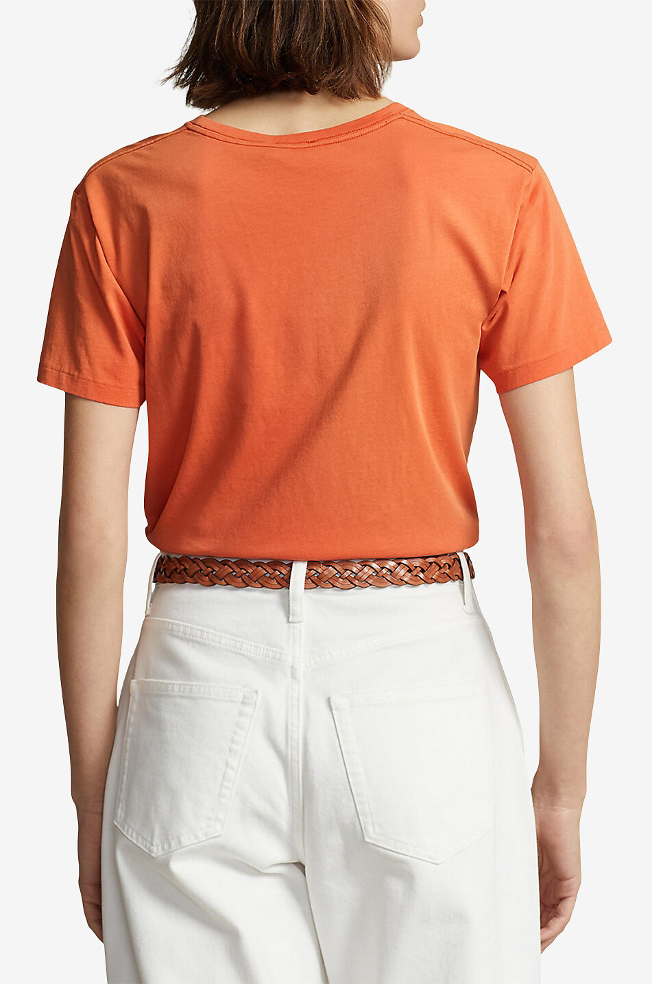 POLO RALPH LAUREN RL short-sleeved T-shirt Women MEDIUM ORANGE 3