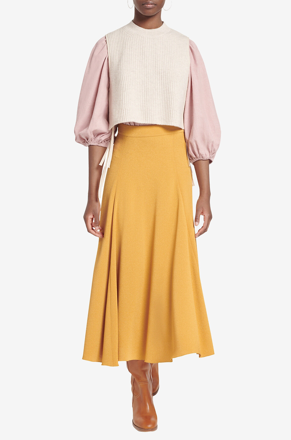 Anaelle midi skirt