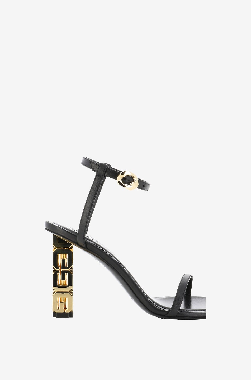 GIVENCHY Absatzsandalen aus Lammleder G Cube 85 Damen SCHWARZ 5