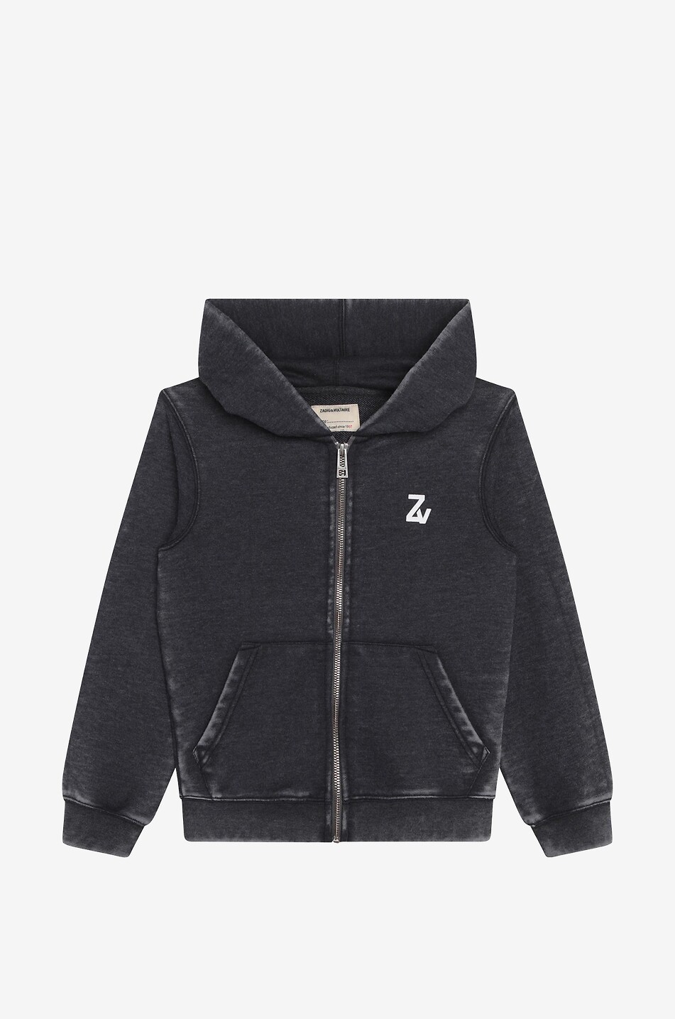 Sweat-shirt zippé à capuche garçon ZV
