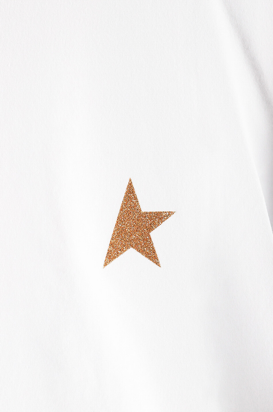 GOLDEN GOOSE T-shirt en jersey à étoile pailletée Star Femme BLANC 3