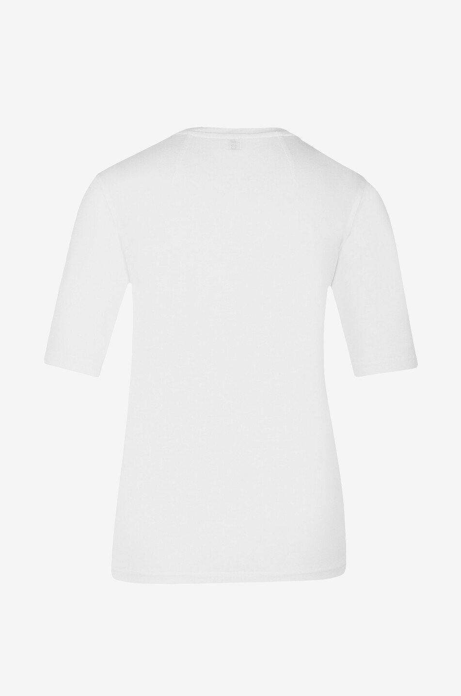 TOTEME Thin modal and cashmere T-shirt Women EGGSHELL 2