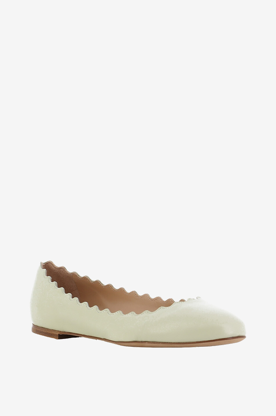 Ballerines en cuir nappa à bout rond Lauren