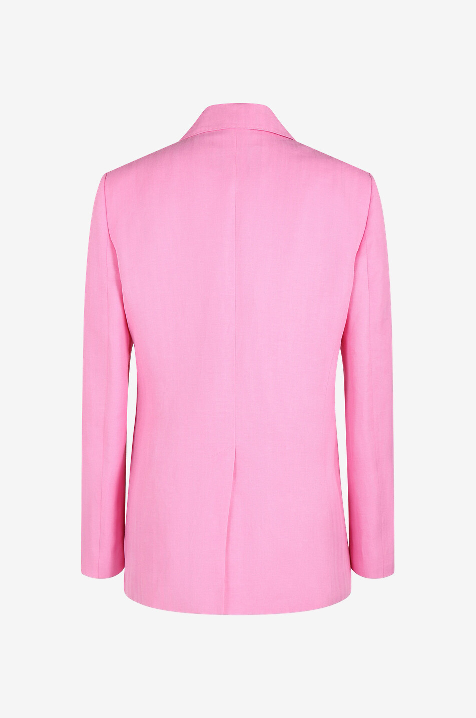 Single-breasted silk blend blazer