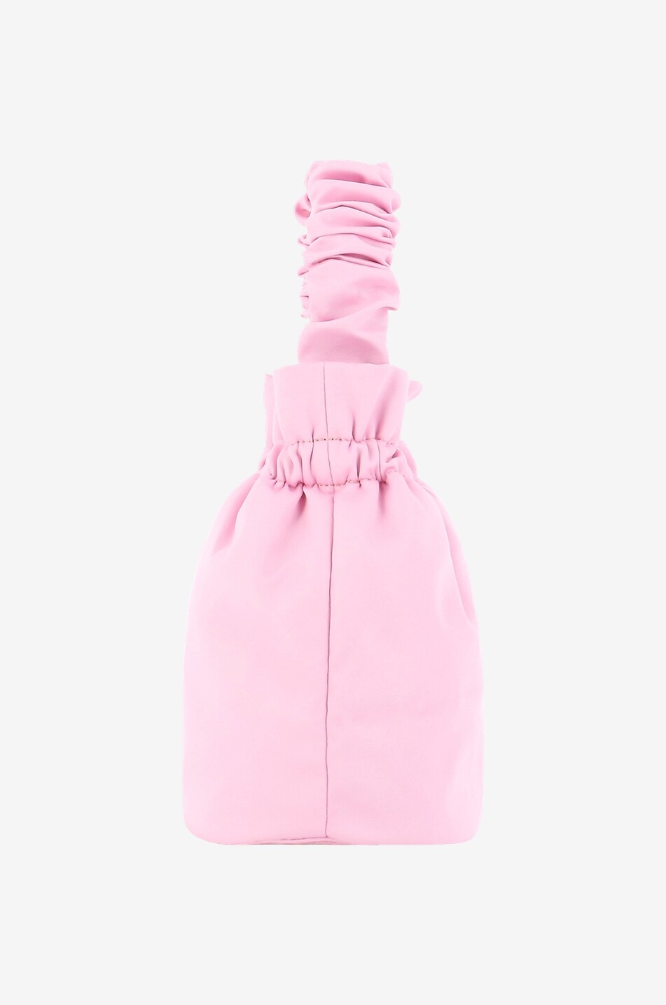 GANNI Sac seau en satin Occasion Top Handle Femme VIOLET CLAIR 4