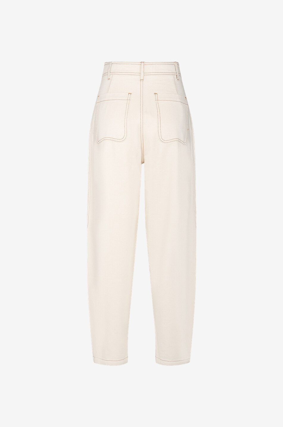 MAGALI PASCAL Jean boyfriend en coton Emanuelle Femme Beige clair 2