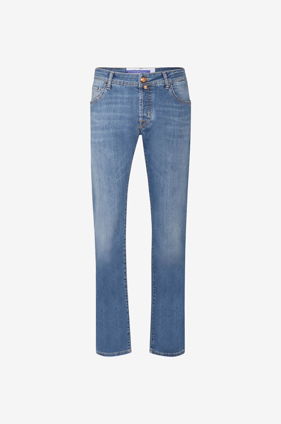 JACOB COHEN Jean slim en coton délavé Nick Homme BLEU MOYEN 1