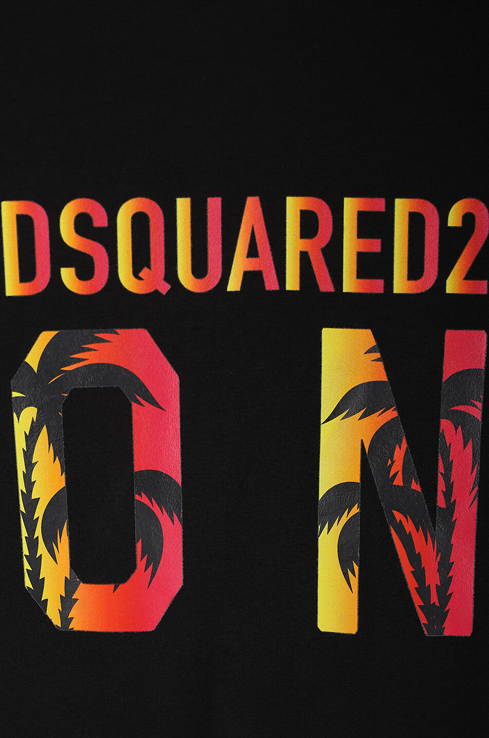 DSQUARED2 T-shirt à manches courtes en coton ICON Sunrise Homme NOIR 3