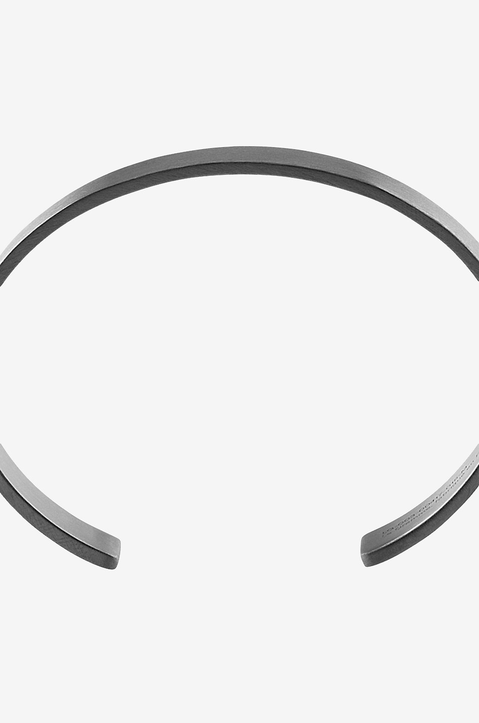 LE GRAMME Bracelet en argent noir brossé Ruban 33 g Homme NOIR 4