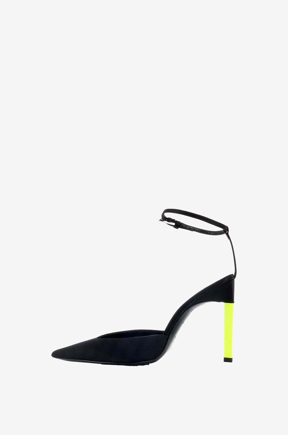 Pumps aus Satin mit Knöchelriemchen Perine 105